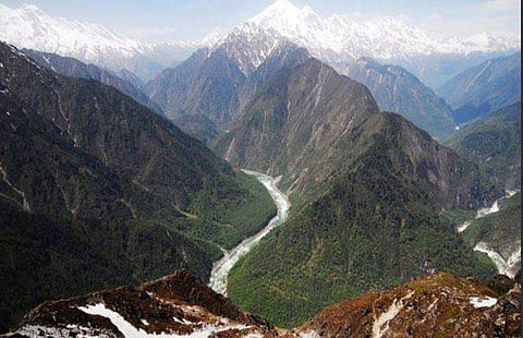 Brahmaputra Grand Canyon (Twitter/Ivan Pigino)