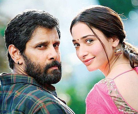 Vikram and Tamanaah in Vijay Chander's 'Sketch'