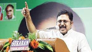 Dhinakaran speaking at the birth centenary celebration of MGR in Madurai on Monday | k k sundar