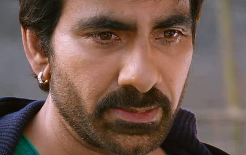 Ravi Teja plays a blind avenger in Raja The Great teaser
