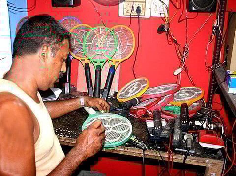 The mosquito bat has become an indispensable part of all households. | Express Photo Service