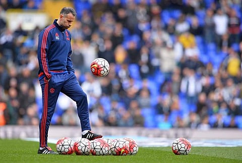 Manchester United's Welsh assistant manager Ryan Giggs | AFP