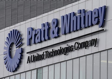 A Pratt and Whitney sign is pictured at their manufacturing facility in Singapore. (File photo | Reuters)