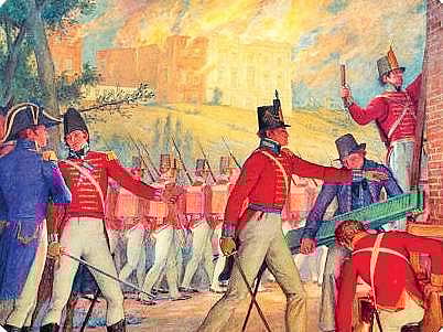 When Washington DC was set ablaze