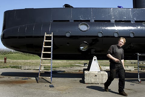 FILE - This April 30, 2008 file photo, shows a submarine and its owner Peter Madsen | AP