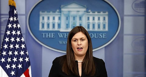 White House Press Secretary Sarah Sanders (Photo | AP)