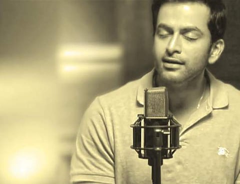 Prithviraj Sukumaran has crooned the song for 'Adam Joan' titled 'Arikil Ini'.