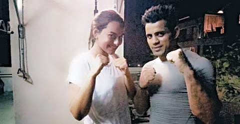 Mujtaba Kamal with Sonakshi Sinha