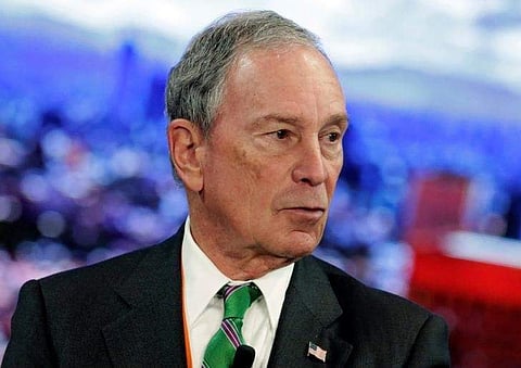 Michael Bloomberg speaks at a summit in Mexico City. (Photo | Reuters)