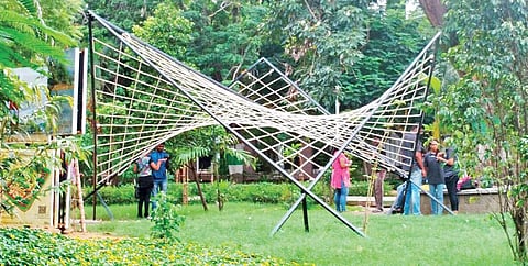 The pavillion at the park