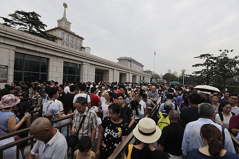 China had more than 230.8 million people aged 60 or above, 16.7 per cent of the total population, at the end of 2016 (AP)