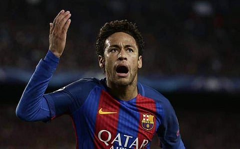 Neymar has been tempted to Paris by an astronomical offer that would reportedly see his wages tripled to 30 million euros a year after tax. (File | AP)