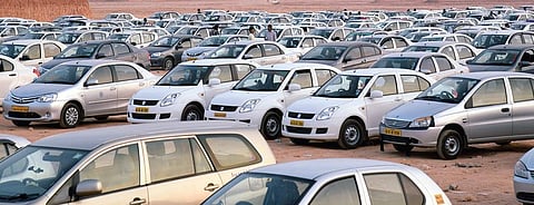 Image of cabs used for representational purpose only