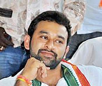Youth Congress Leader Vikram Goud. | Express Photo Service