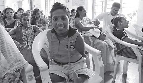 Jyothish at the launch of the Cultural Organisation of Differently Abled Children    Express