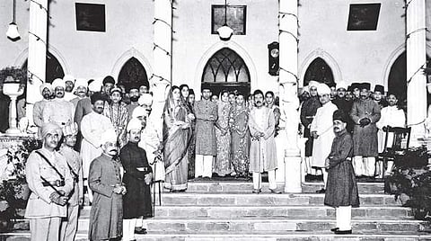 Sir Nizmat Jung, Chief Justice of Hyderabad State,  built the Hill Fort Palace in 1915