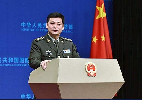 Chinese defence ministry spokesperson Ren Guoqiang asked India to swiftly address the situation in a proper manner (Twitter/ Adam Cathcart)