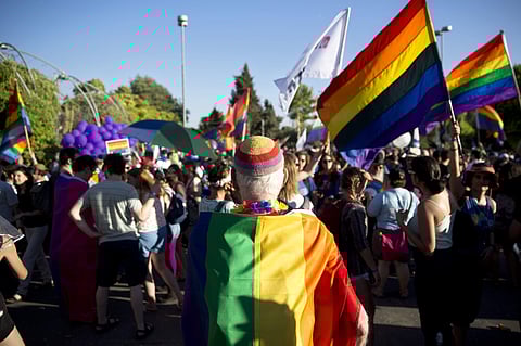 Israelis participate in the annual gay pride parade in Jerusalem, on Aug. 3, 2017. (Photo | AP)