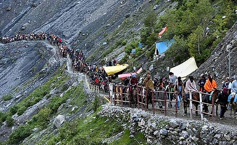This year's yatra will be eight days shorter than last year's and will conclude on Shravan Purnima on August 7. (File Photo | PTI)