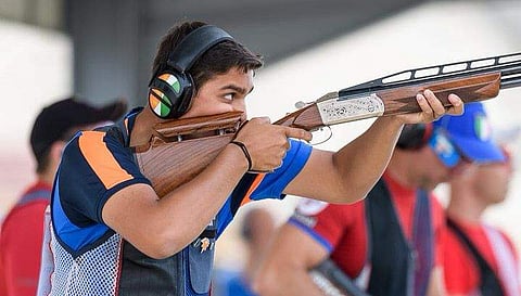Budding India shooter Shapath Bhardwaj (Photo| Facebook)