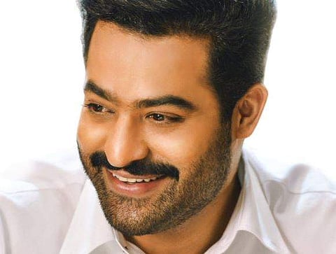 NTR Jr in the first look poster of 'Jai Lava Kusa'. (Photo | Twitter)