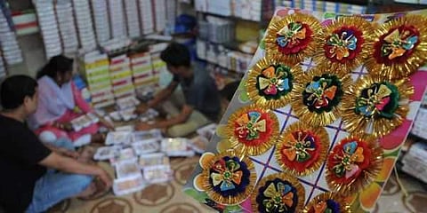 A shop selling rakhis. (File photo)