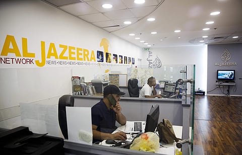 Al Jazeera's Jerusalem office seen on August 8, 2017. (Photo | AP)