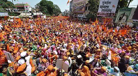 Maratha Morcha (File photo by PTI)