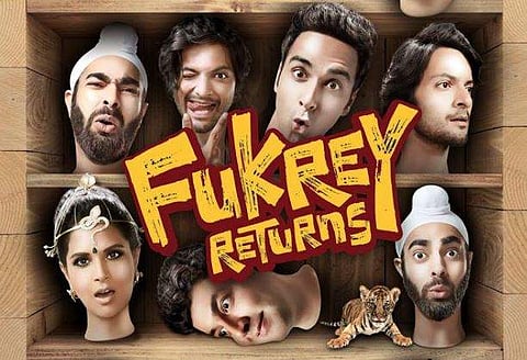 Poster of Fukrey Returns.
