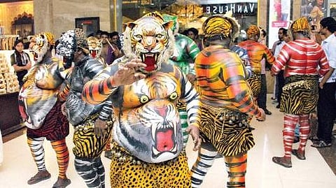 Pulikali at Lulu mall  K Shijith