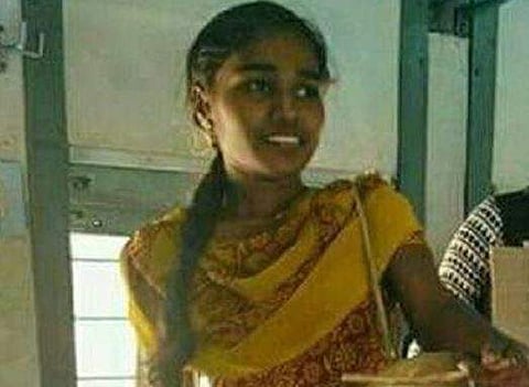 Journalism student Valarmathi (Photo | Facebook)