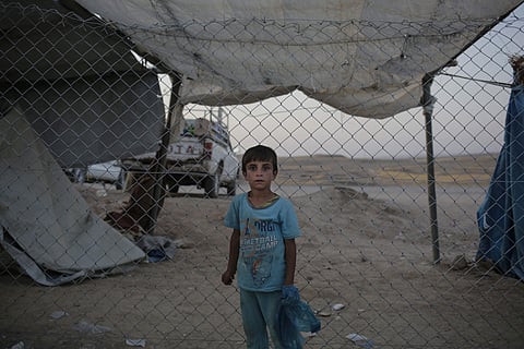 Kurdish security forces who control the camp aren't allowing Sunni Arabs to return to their homes, which are now under Kurdish control.  (Photo | AP)