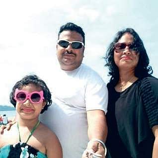 Satya Patnaik with his family