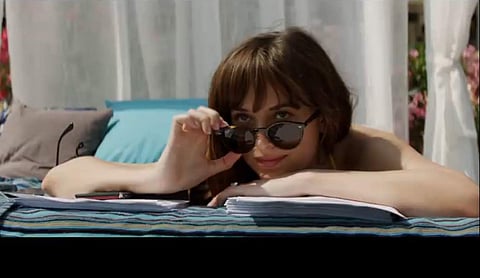 Dakota Johnson as Anastasia in 'Fifty Shades Freed'.