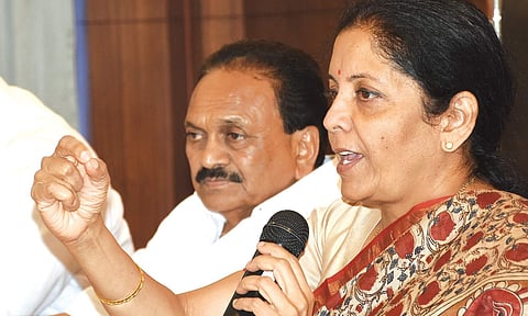 Defence Minister of India Nirmala Seetharaman| r v k rao