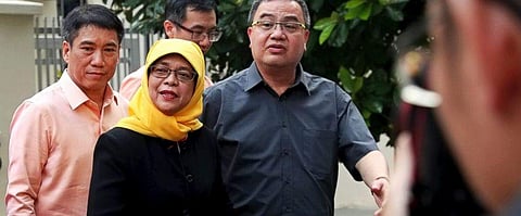 Halimah Yacob (Photo | AP)