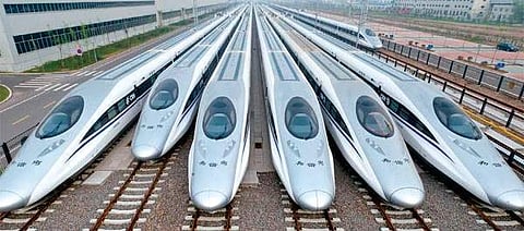India and China have worked out a number of cooperative agreements for the development of railways under which the Indian Railways engineers are getting trained in China.