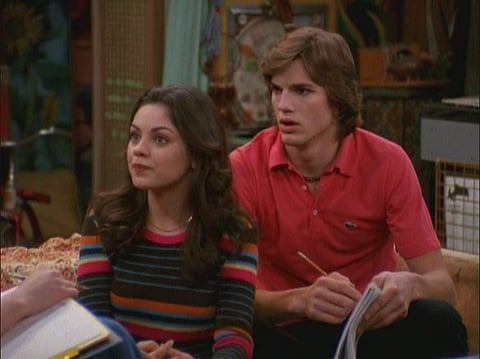 Ashton Kutcher as Michael Kelso and Mila Kunis as Jackie Burkhart in 'That 70s Show'. (Photo | 20th Century Fox)