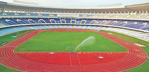 The Salt Lake Stadium has been renovated at a cost of around C100 crore for the FIFA U-17 World Cup | express