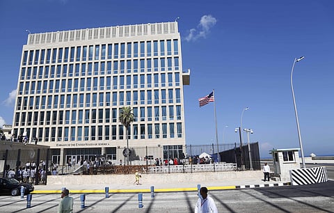 A U.S. flag flies at the U.S. embassy in Havana, Cuba. (File photo | AP)