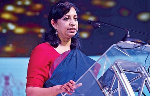 Aruna Sundararajan, Secretary of the Department of Telecom, Government of India. | (Albin Mathew | EPS)