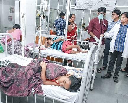 All of the children were put under observation for the next 24 hours at SVR Ruia Government Hospital on Thursday | Express