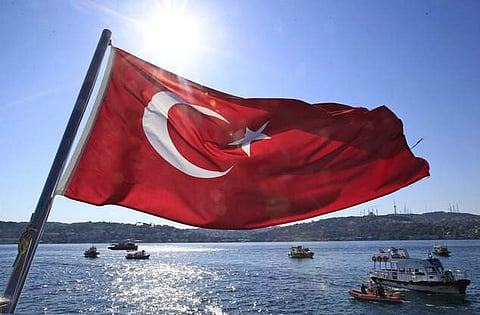 Image of a Turkish flag, used for representational purposes.