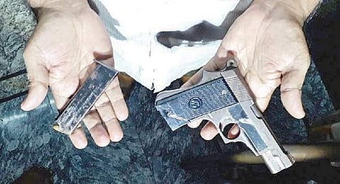 Realtor surrenders with pistol, held: Guntur Legal Services Authority