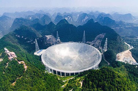 Five-hundred-metre Aperture Spherical Telescope (Photo | AP)
