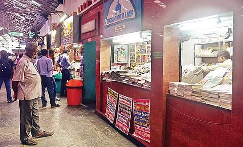 A book stall at Chennai Central station | MARTIN LOUIS