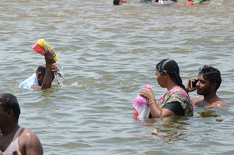 Pushkaram, a celebration of major rivers, happens once in 12 years. The rivers include Ganga, Yamuna, Sindhu and Cauvery, and are associated with a zodiac sign each. (EPS | M K Ashok Kumar)