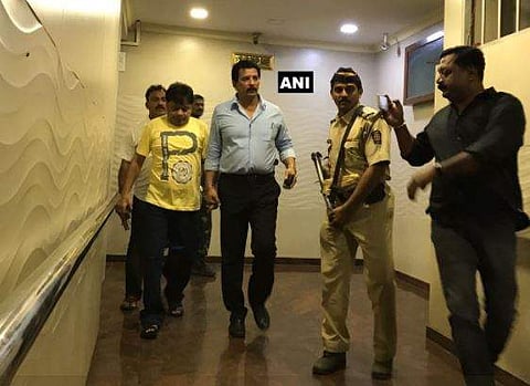 Dawood Ibrahim's younger brother Iqbal Kaskar detained by Thane police from his Mumbai residence in an extortion case. | ANI