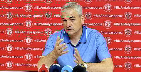 Sacked Antalyaspor coach Riza Calimbay (Photo | Antalyaspor Twitter)