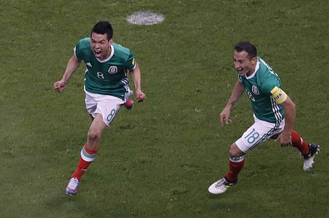Mexico beat Panama 1-0 to become the fifth team to guarantee their place at the 2018 World Cup. | AP